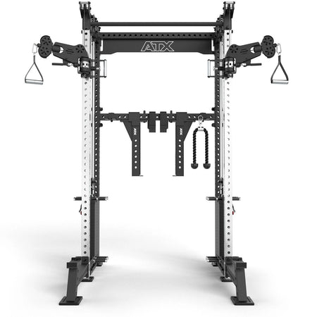 ATX® Cable Half Rack mit 2 x 90 kg Steckgewichten - Half Rack mit Dual Kabelzug