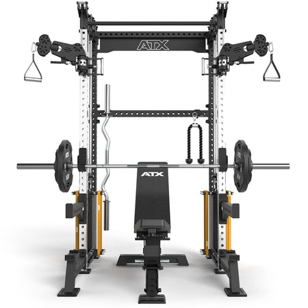 ATX® Cable Half Rack mit 2 x 90 kg Steckgewichten - Half Rack mit Dual Kabelzug