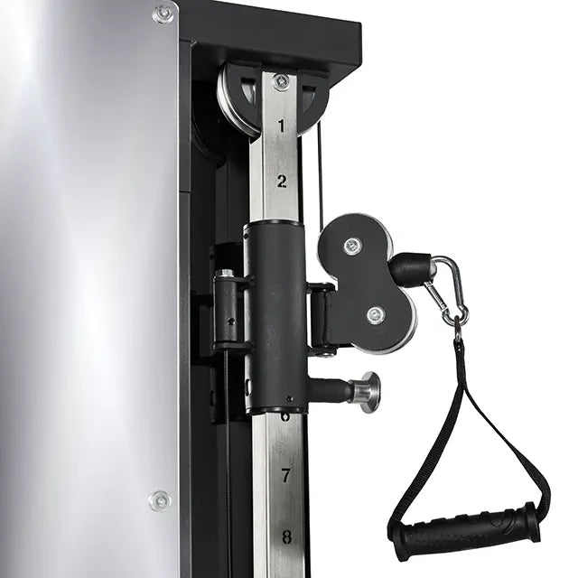 ATX® Duale Wandzugstation - Mirror - mit 2 x 60 kg Steckgewichten - Dual Kabelzug
