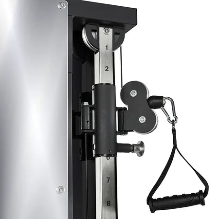 ATX® Duale Wandzugstation - Mirror - mit 2 x 60 kg Steckgewichten - Dual Kabelzug