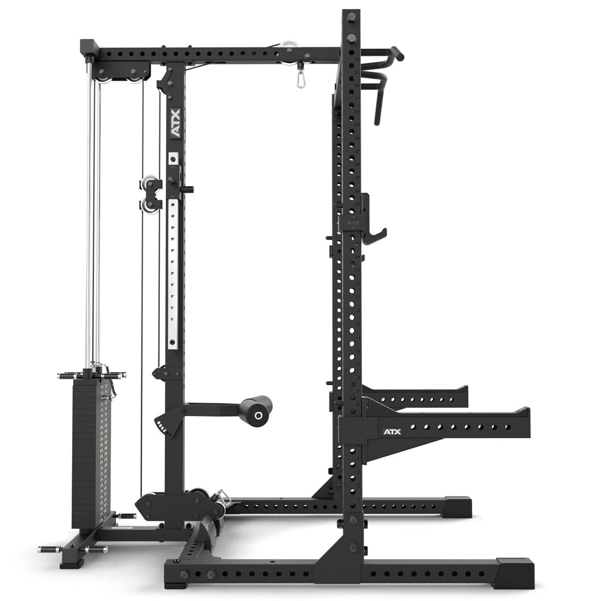ATX® Half Rack 780 mit Latzug - Steckgewichte - Half Rack mit Kabelzug