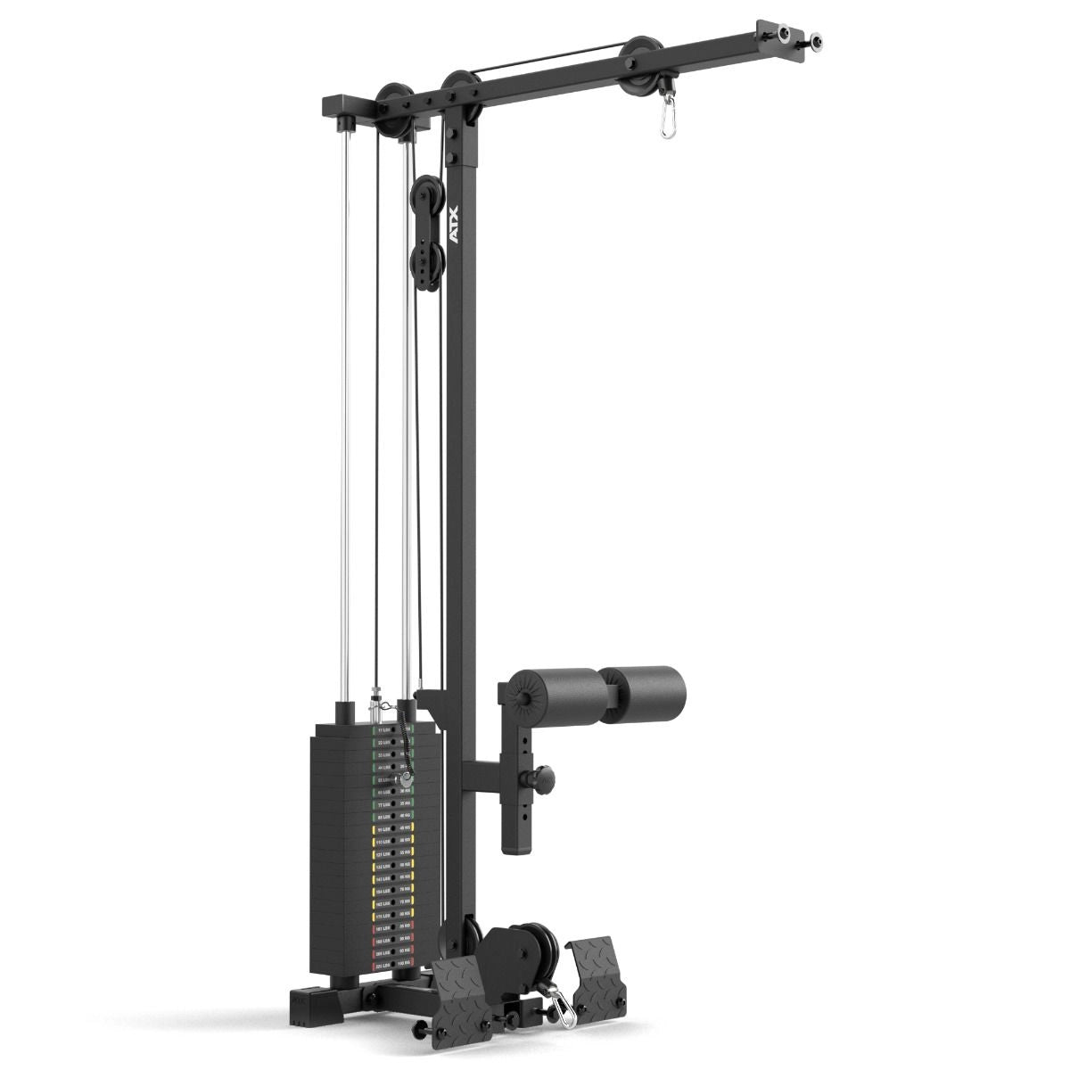 ATX® Latzug - Anbauoption - 100 kg Steckgewichte - zu Half Rack HRX - 510 - Seilzug / Latzug Anbau
