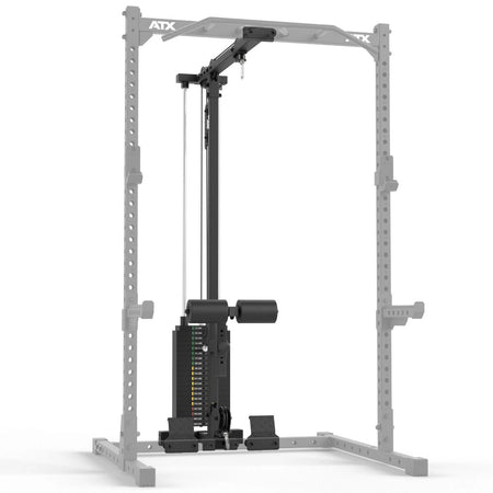 ATX® Latzug - Anbauoption - 100 kg Steckgewichte - zu Half Rack HRX - 510 - Seilzug / Latzug Anbau