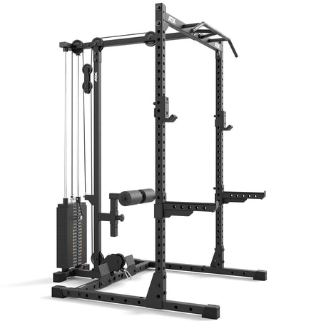 ATX® Latzug - Anbauoption - 100 kg Steckgewichte - zu Half Rack HRX - 510 - Seilzug / Latzug Anbau
