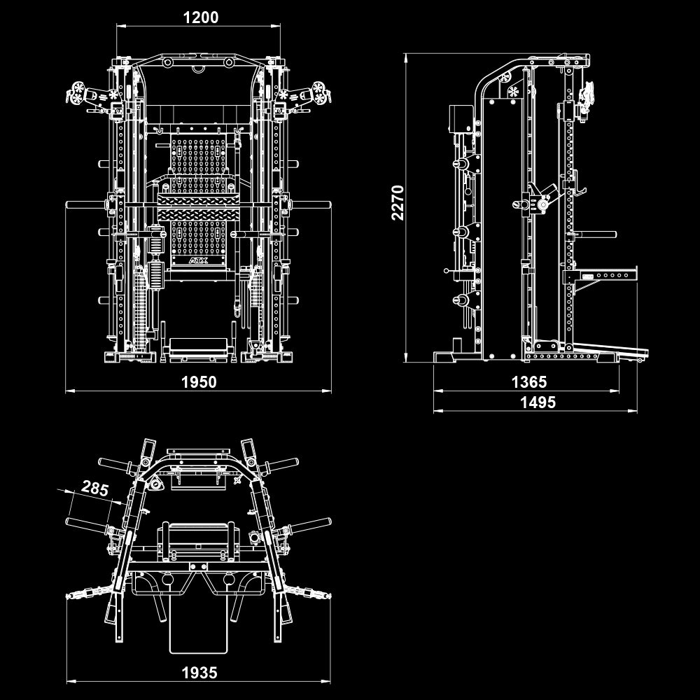 ATX® MONSTER 2.0 Komplettstation - Multistation (Stack Weight)