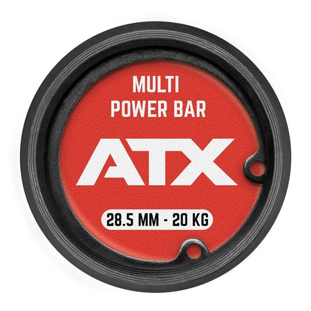 ATX® Multi Power Bar 220 cm x 50 mm - Cerakote (Fire Red) - Olympische Langhantelstange