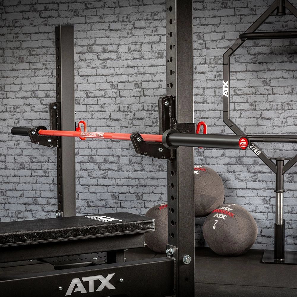 ATX® Multi Power Bar 220 cm x 50 mm - Cerakote (Fire Red) - Olympische Langhantelstange