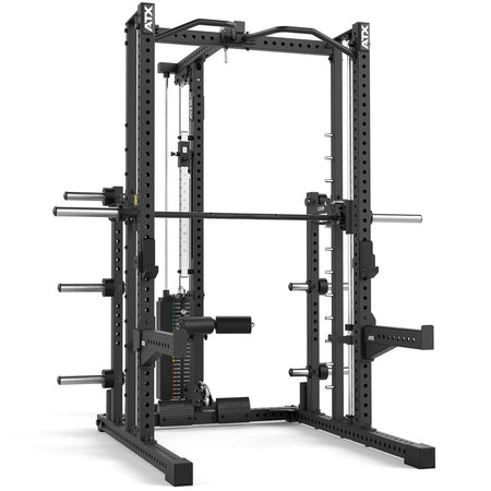 ATX® Multipresse - Rack 780 Komplettstation mit Latzugstation - 125 kg Steckgewichte - Multipresse mit Kabelzug