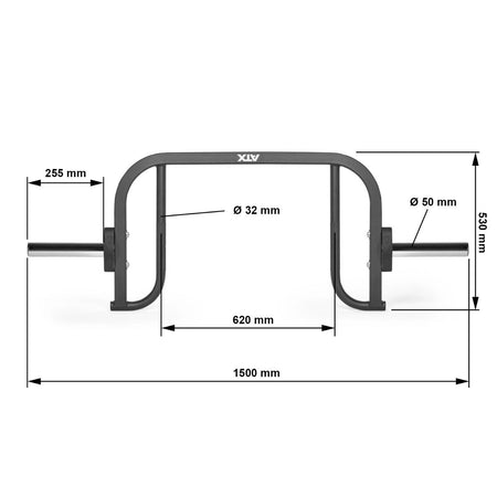 ATX® Open Hex Bar Compact 50 mm x 150 cm - Hex Bar / Trap Bar