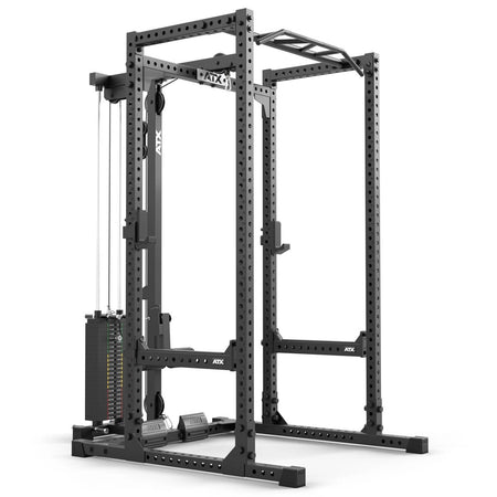 ATX® Power Rack 640 mit Latzug 115 kg Steckgewichte - Höhe 195 cm - Power Rack mit Kabelzug