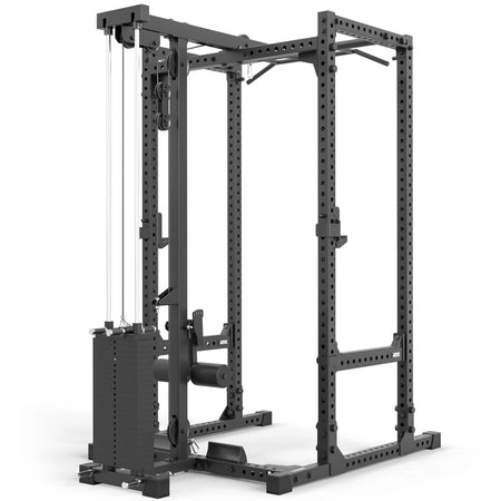 ATX® Power Rack 640 mit Latzug 115 kg Steckgewichte - Höhe 195 cm - Power Rack mit Kabelzug