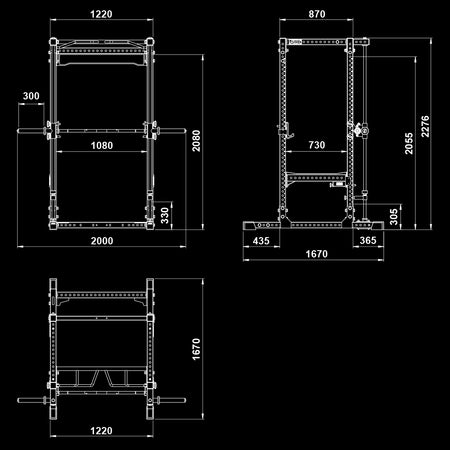 ATX® Power Rack 780 mit Multipresse - Power Rack mit Multipresse