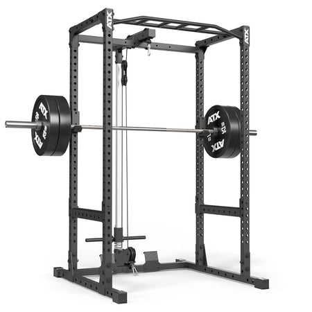 ATX® Power Rack PRX - 510 mit Latzugstation Plate Load - Höhe 198 cm - Power Rack mit Kabelzug