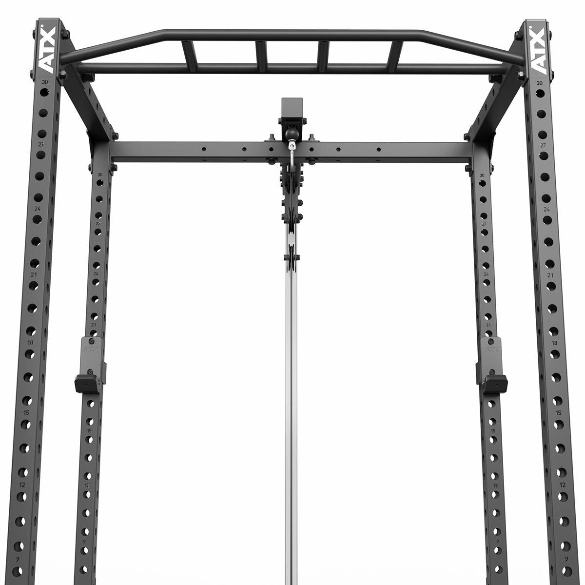 ATX® Power Rack PRX - 510 mit Latzugstation Plate Load - Höhe 198 cm - Power Rack mit Kabelzug