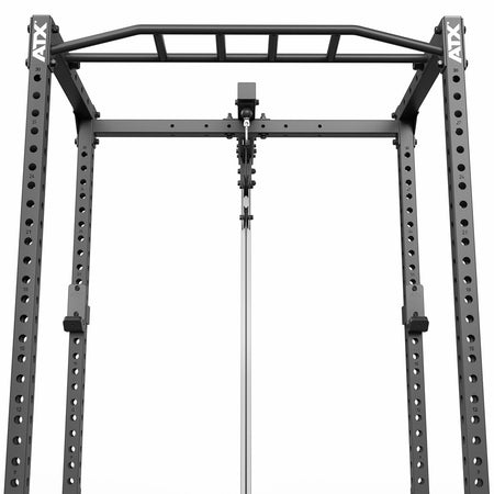 ATX® Power Rack PRX - 510 mit Latzugstation Plate Load - Höhe 198 cm - Power Rack mit Kabelzug
