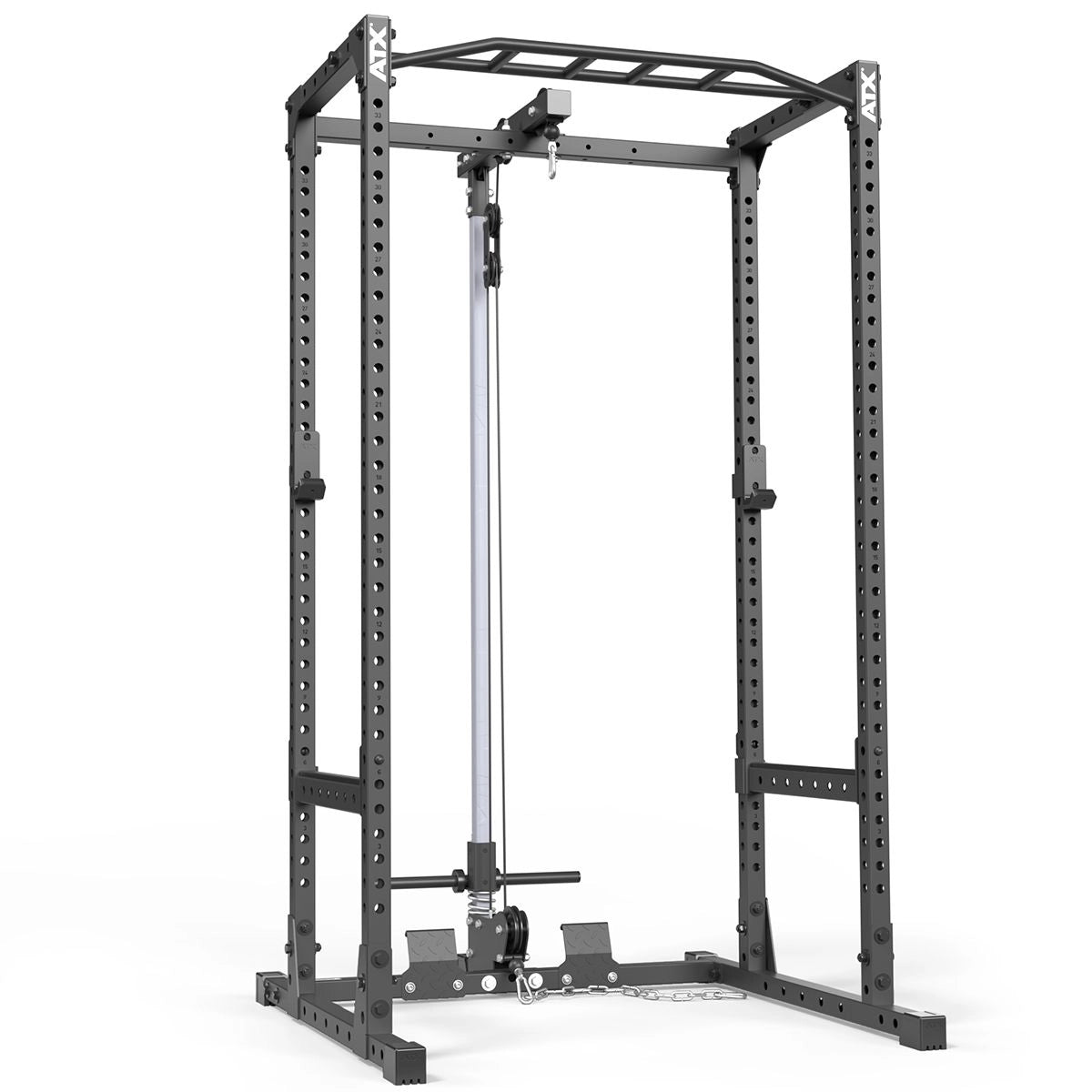 ATX® Power Rack PRX - 520 mit Latzugstation Plate Load - Höhe 218 cm - Power Rack mit Kabelzug