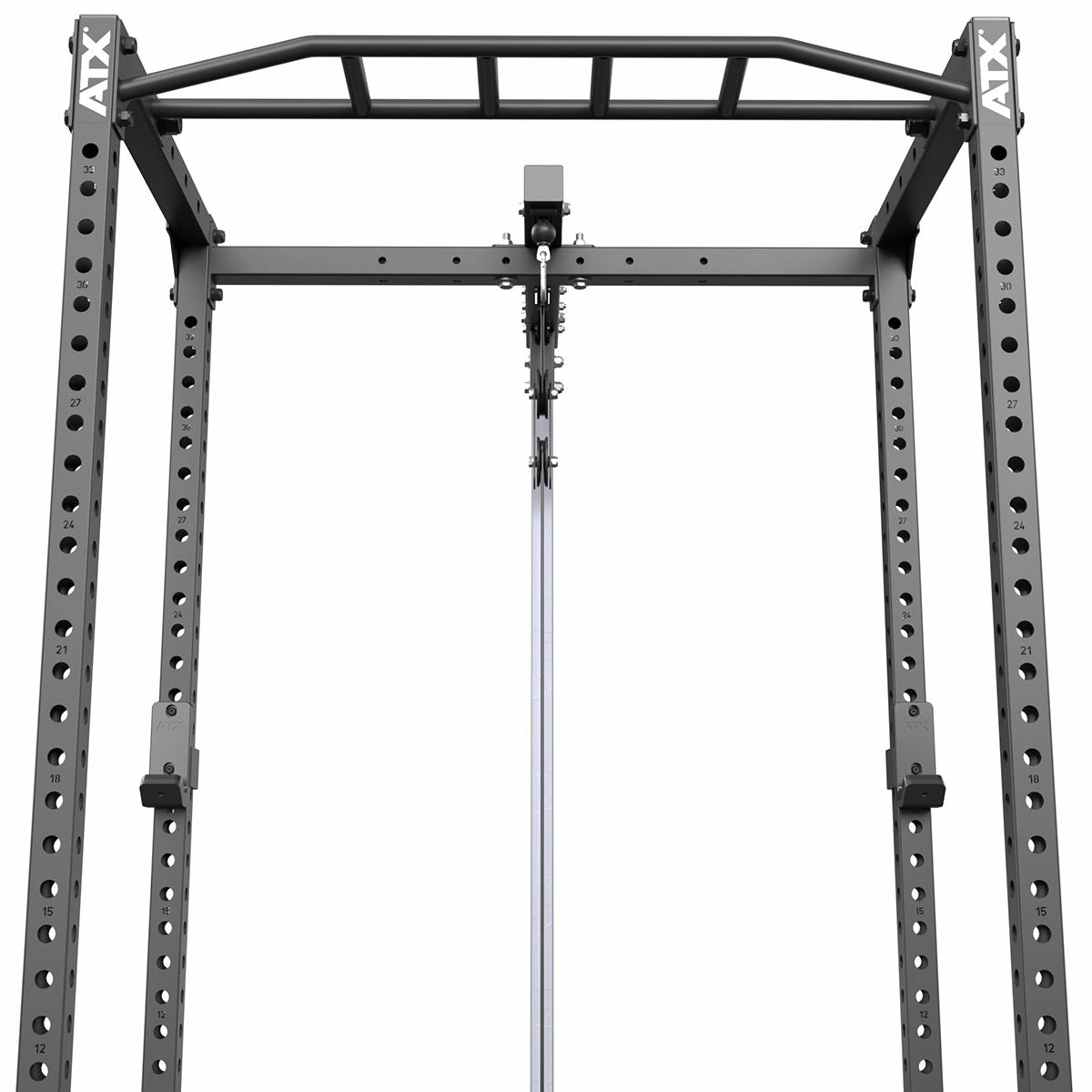 ATX® Power Rack PRX - 520 mit Latzugstation Plate Load - Höhe 218 cm - Power Rack mit Kabelzug