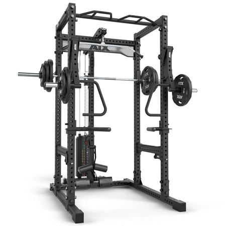 ATX® Power Rack PRX - 780 mit Latzug - 125 kg Steckgewichte - Power Rack mit Kabelzug