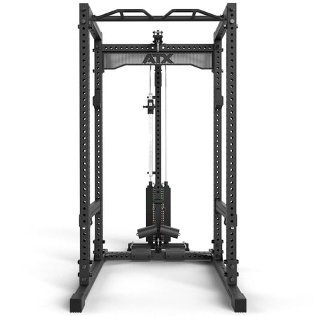 ATX® Power Rack PRX - 780 mit Latzug - 125 kg Steckgewichte - Power Rack mit Kabelzug