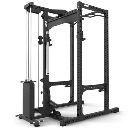 ATX® Power Rack PRX - 780 mit Latzug - 125 kg Steckgewichte - Power Rack mit Kabelzug