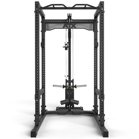 ATX® Power Rack PRX - 780 mit Latzug - Plate Load - Power Rack mit Kabelzug