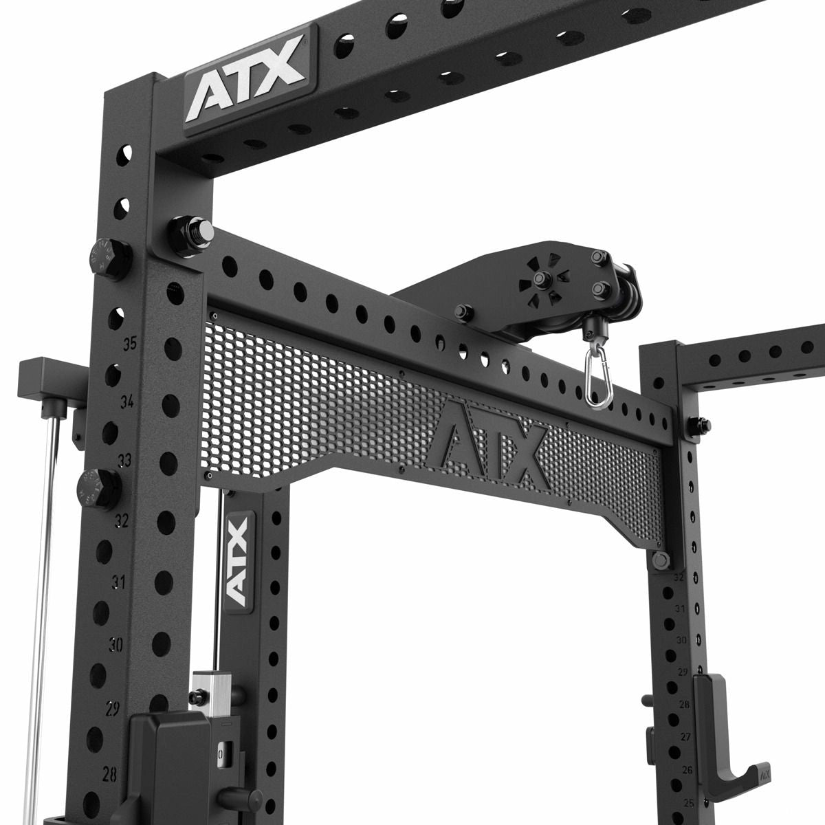 ATX® Power Rack PRX - 780 mit Latzug - Plate Load - Power Rack mit Kabelzug