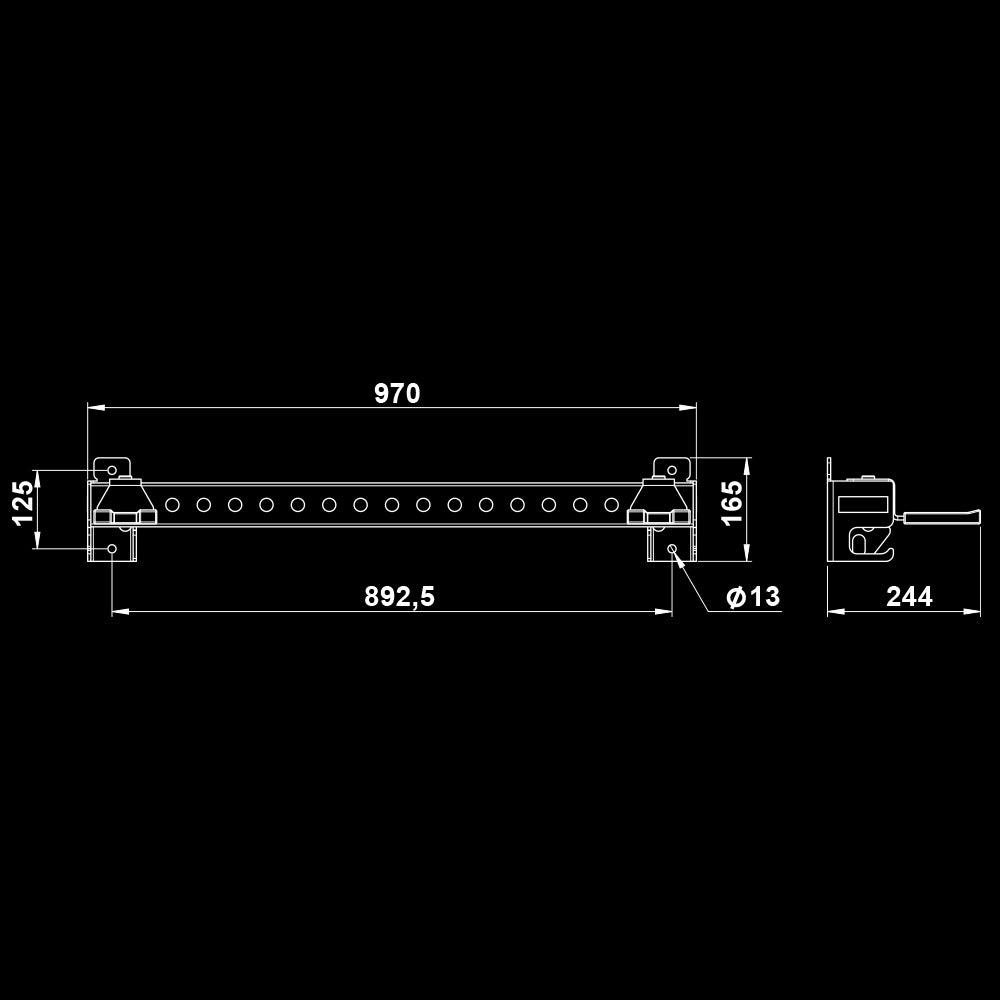 ATX® Rack Zubehör - Ablage - Storage 700 Series - Zubehör Ablage