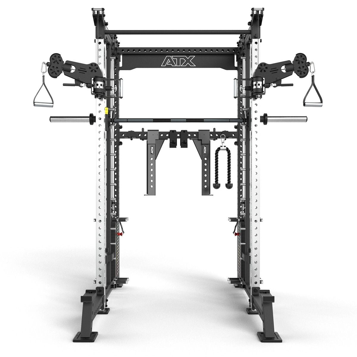 ATX® Rack - Zugstation mit Multipresse - Freistehend - Half Rack mit Dual Kabelzug + Multipresse