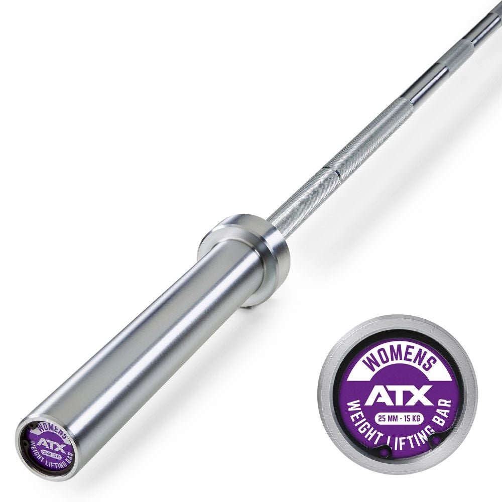 ATX® Women's Weightlifting Bar 201 cm x 50 mm - 15 kg - PRO Series - Olympische Langhantelstange